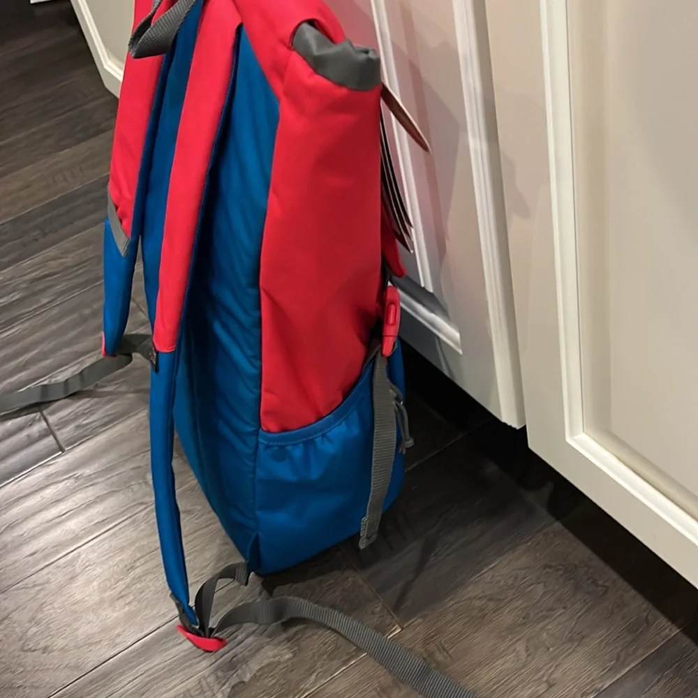 Jansport Pike Backpack bool bag new slalom red myko 1465 cubic inches 15” laptop